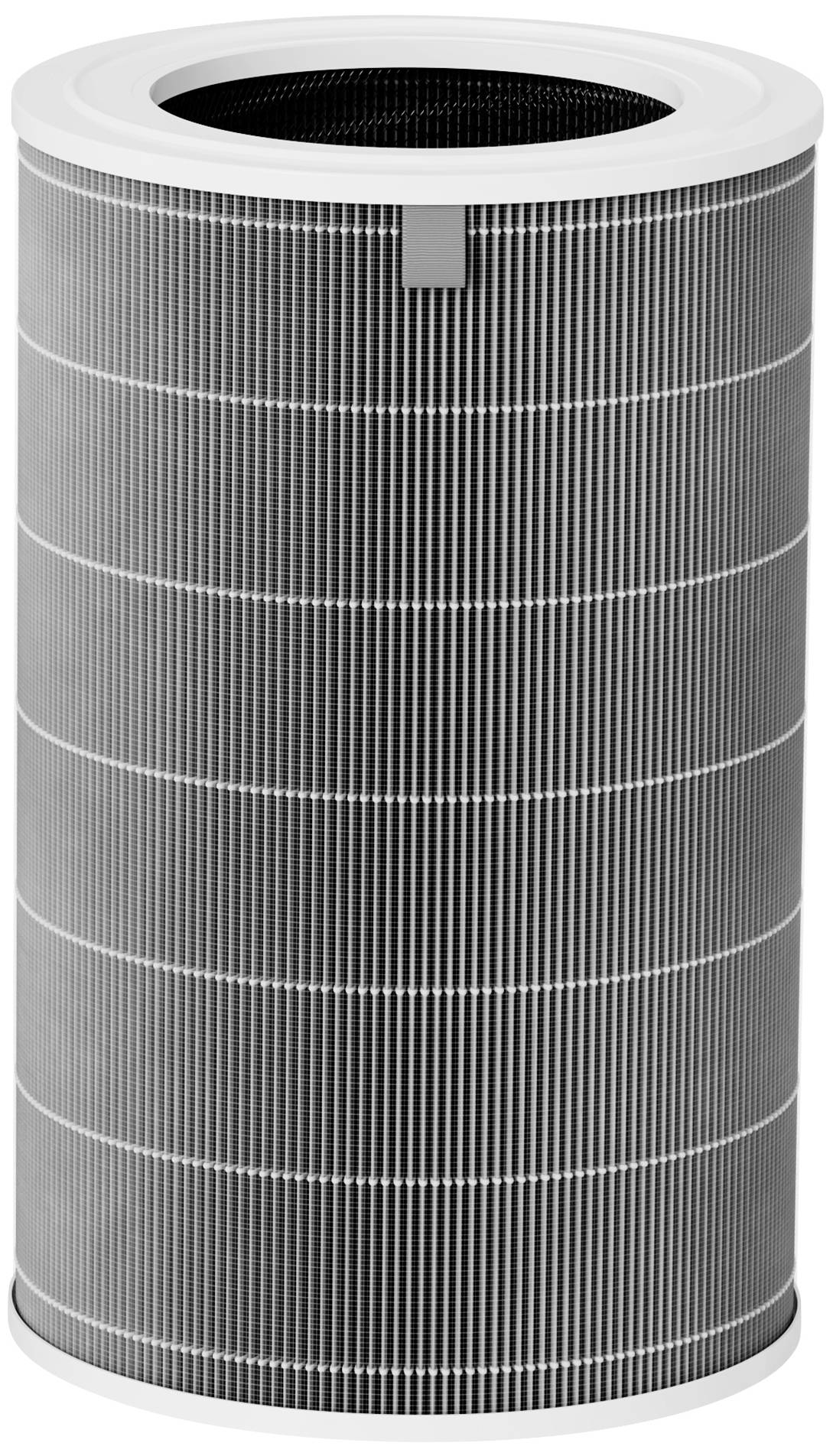 Filtro dell'aria cilindrico con struttura a griglia fine e impugnatura superiore. Utilizzato principalmente per la purificazione dell'aria e la filtrazione delle particelle.