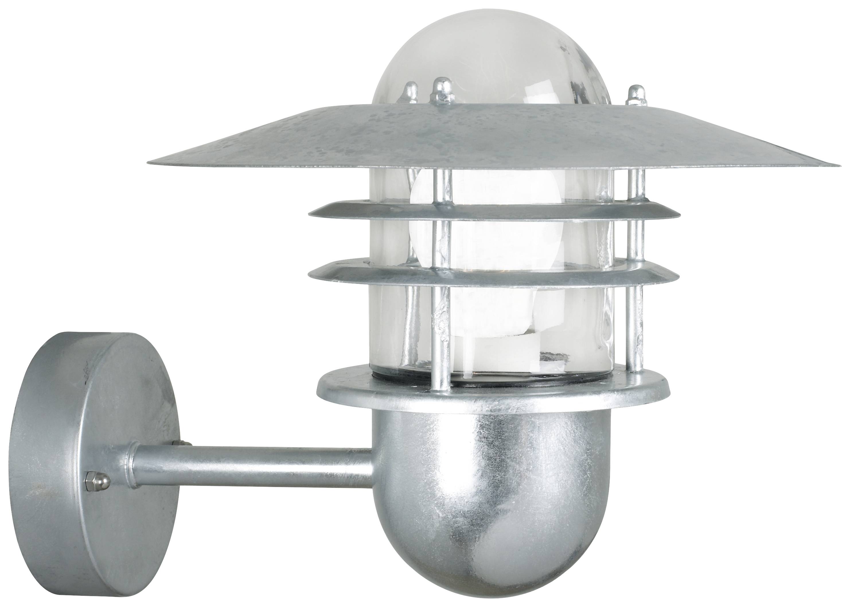 Nordlux Agger 74481031 Lampada da parete per esterno E27 Zinco