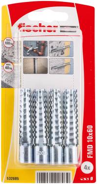 Fischer 532685 FMD 10 x 60 K NV Fissaggio metallico ad espansione 60 mm 12 mm 1 KIT
