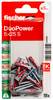 Fischer 534996 DuoPower 5 x 25 S K NV Kit tasselli 25 mm 5 mm 1 KIT