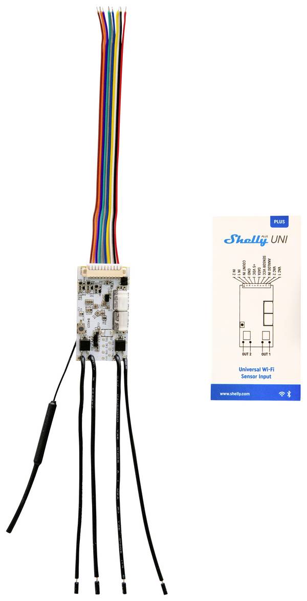 Shelly Shelly Plus Uni  Modulo universale  Wi-Fi, Bluetooth