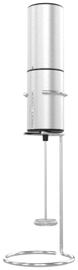 Un frullatore da bancone dal design moderno, argentato, con contenitore cilindrico e base rotonda. Ideale per applicazioni in cucina.