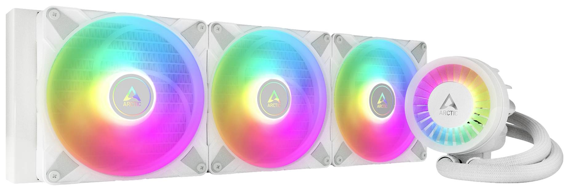 ARCTIC Liquid Freezer III 420 A-RGB Processore Raffreddatore di liquidi tutto in uno 14 cm Bianco 1 pz