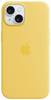 Apple Silicon Case MagSafe Backcover per cellulare Apple iPhone 15 Giallo caldo Carica induttiva, Anti urti MWNA3ZM/A