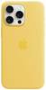 Apple Silicon Case MagSafe Backcover per cellulare Apple iPhone 15 Pro Max Giallo caldo Carica induttiva, Anti urti MWNP3ZM/A