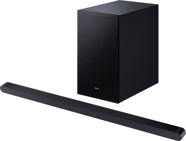 Samsung Ultra Slim Soundbar HW-S711GD Sistema surround Nero Bluetooth®, Dolby Atmos®, WLAN, Fissaggio a parete, Comando vocale