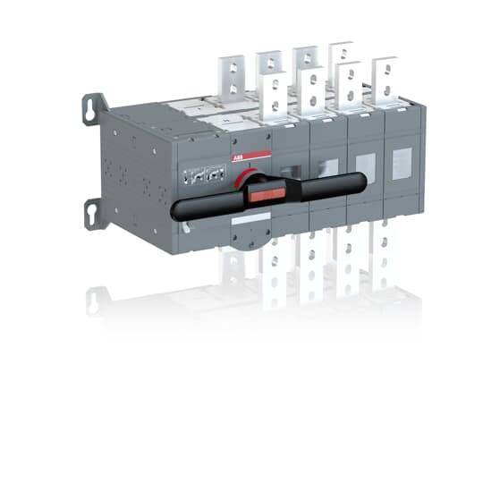 Interruttore elettrico con leva e morsetti a vite, utilizzato per l'interruzione di circuiti elettrici in applicazioni industriali.
