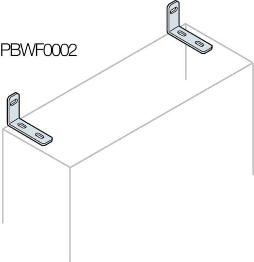 Striebel & John PBWF0002 Accessori di montaggio 80 x 35 x 35 1 pz. Pezzo