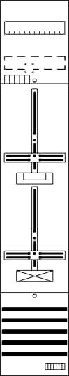 Striebel & John 2CPX054112R9999 DF19G11 Campo contatore Ad incasso Numero divisori = 12 Numero di righe = 2 Contenuto 1 pz.