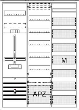 Striebel & John  2CPX054288R9999  DA37CD  Armadio completo  Da incasso, Da parete, parzialmente incassato      Contenuto 1 pz.