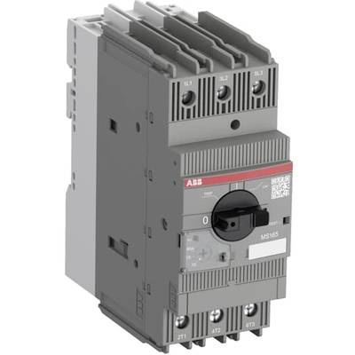 Interruttore elettrico di protezione con involucro grigio e interruttore a leva nero, adatto per applicazioni industriali.