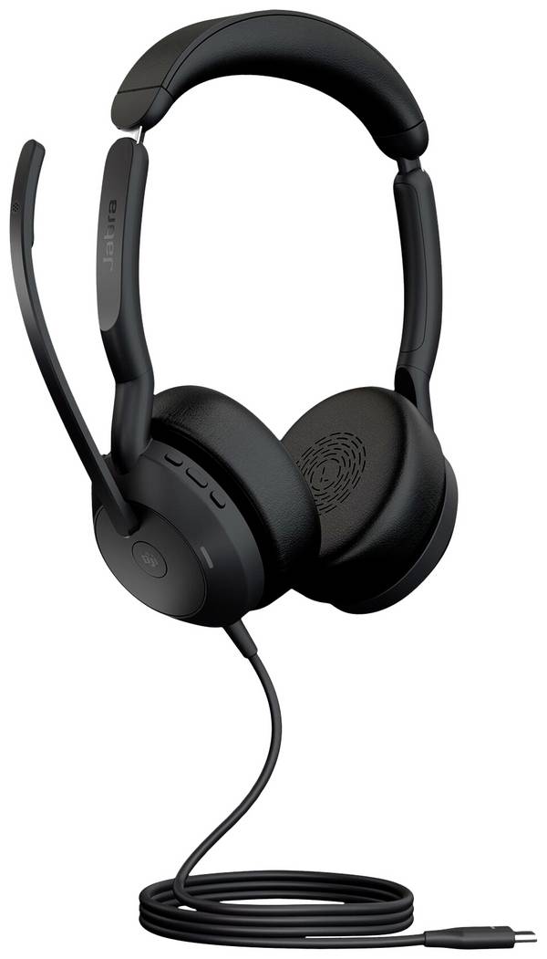 Jabra Evolve2 50 MS Stereo  Cuffie Over Ear via cavo Stereo Nero Eliminazione del rumore, Riduzione del rumore del microfono  Computer