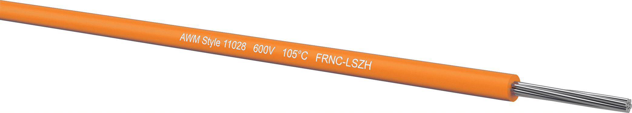 Kabeltronik 090220711 Cavetto di commutazione UL 11028 1 x 0.34 mm² Arancione 250 m