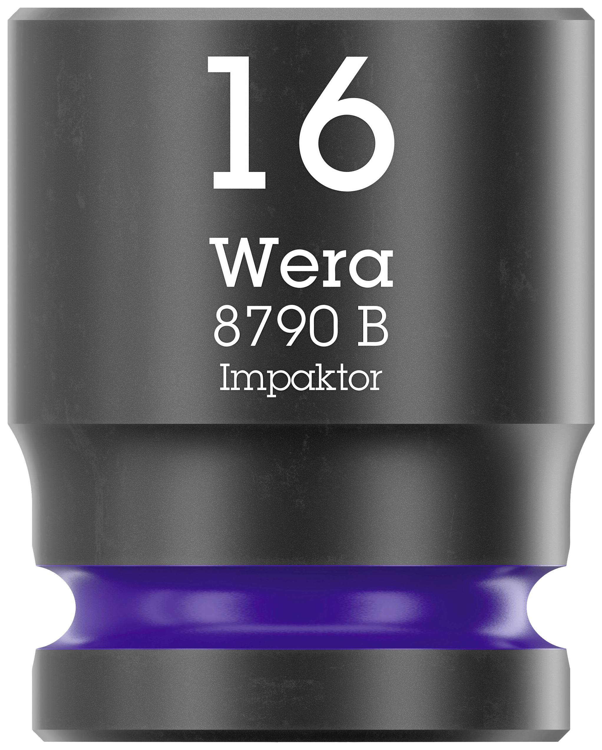 Wera 8790 B Impaktor 05005507001 Esagono esterno Inserto a bussola 16 mm 16 mm 1 pezzo 3/8"