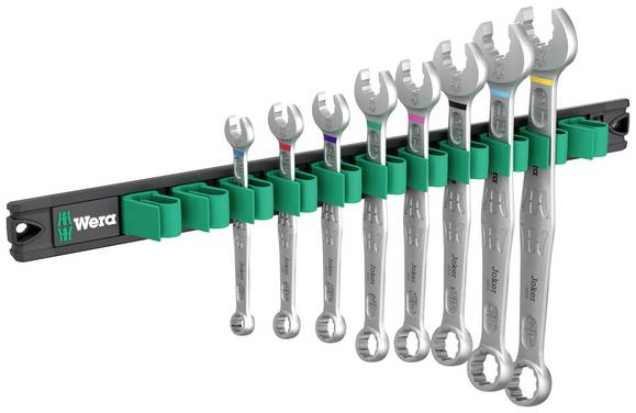 Wera 05020235001 9642 Magnetleiste 6003 Joker Imperial 1 Kit chiavi combinate 8 parti  Misura (in pollici) 1/2" - 11/16"
