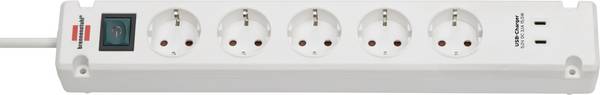 Brennenstuhl 1150660425 Multipresa con interruttore  Bianco Schuko 1 pz.