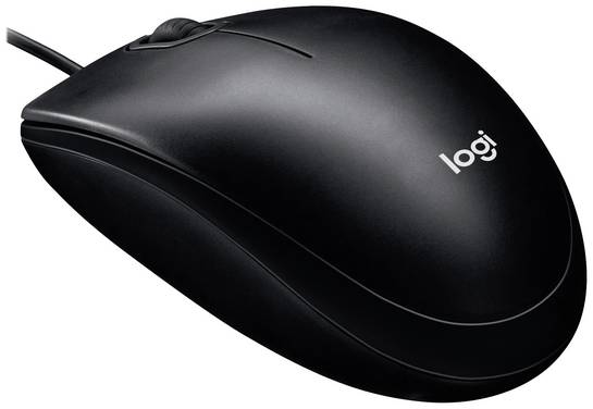 Logitech M100  Mouse Cablato   Ottico Nero 3 Tasti 1000 dpi