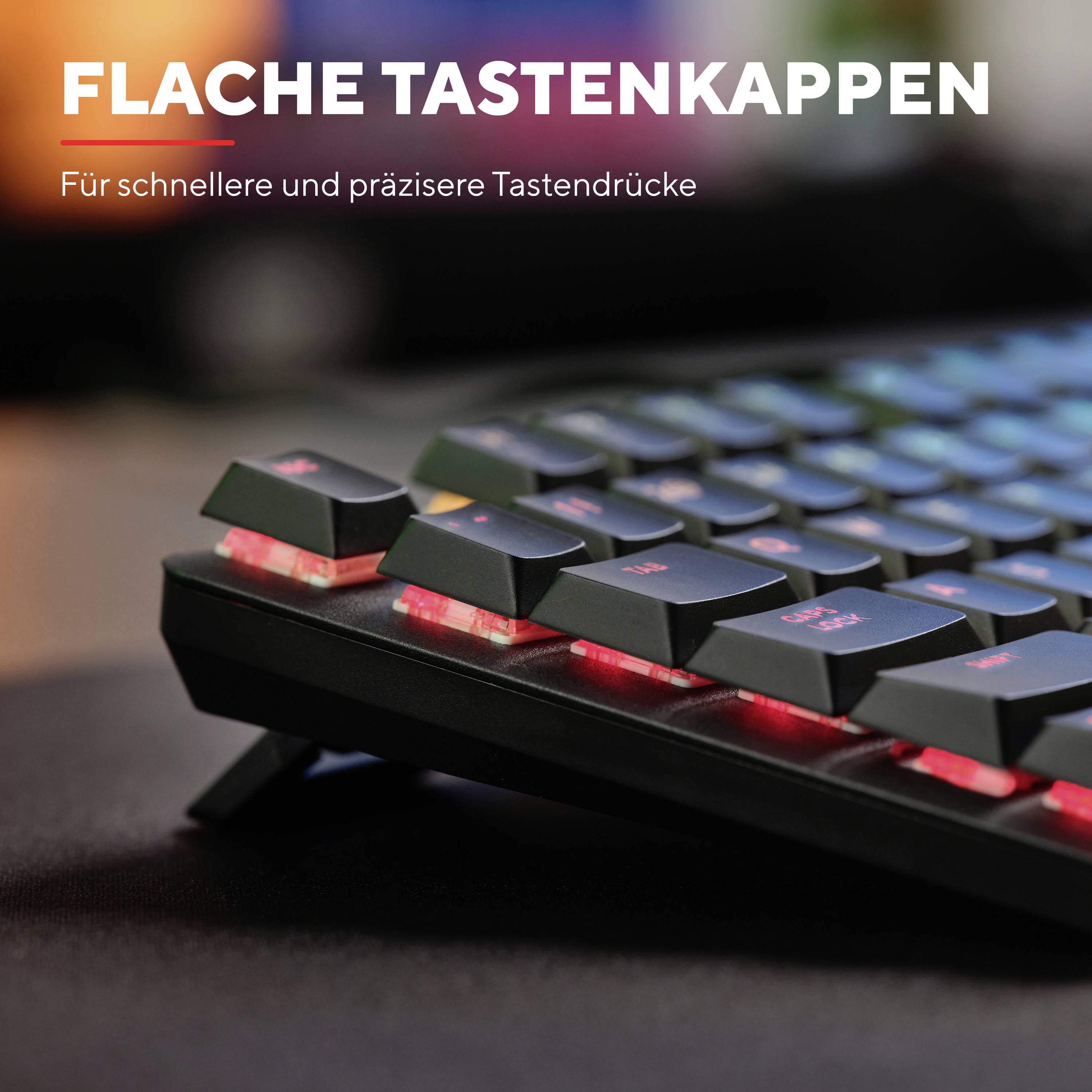 Trust GXT866 TORIX MECHANICAL Cablato Tastiera da gioco Tedesco, QWERTZ Multicolore Illuminato-9