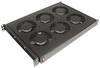 Conteg 26205072 19 pollici Ventola da incasso per armadio rack Adatto per profondità armadio: 800 mm Nero