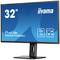 Un monitor di iiyama, modello ProLite XB3270QSU, da 32 pollici, con una risoluzione di 2560 x 1440 pixel.