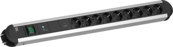 Bachmann 331076 Multipresa Alluminio Schuko 1 pz.