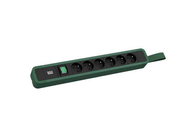 Bachmann 350238 Multipresa  Verde Schuko 1 pz.