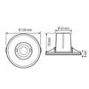 ESYLUX EP10423215 Da incasso Rivelatore di presenza a soffitto Bianco
