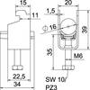 OBO Bettermann 1187308 Collari 1 pz.