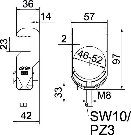 OBO Bettermann 1158369 Collari 1 pz.