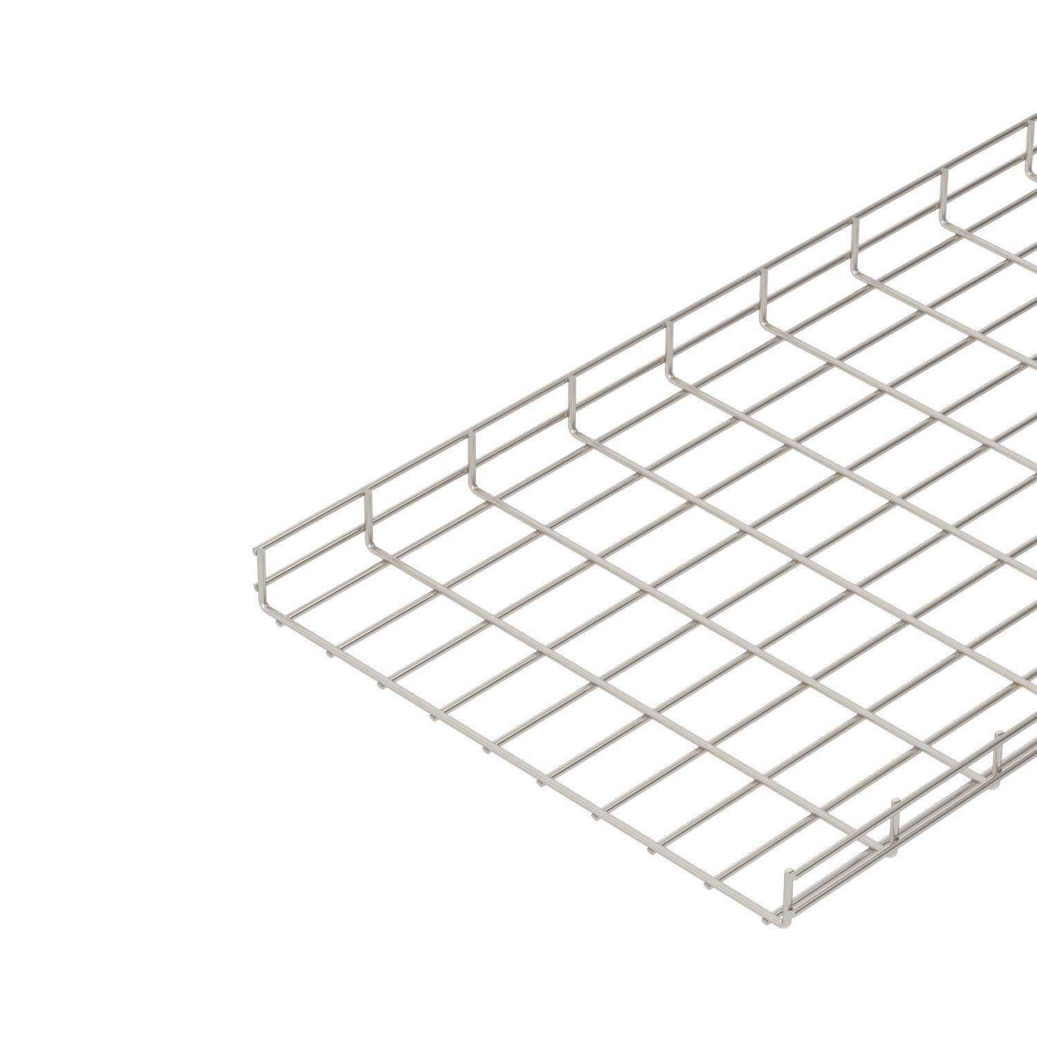 Una griglia metallica bianca di forma rettangolare, probabilmente uno scaffale o un ripiano per lo stoccaggio o l'organizzazione.