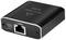 Un divisore di rete LogiLink nero da 1000 Mbps con una porta Ethernet e una porta USB-C. Numero di modello e nome del produttore visibili.