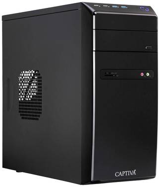 Captiva Desktop PC Power Starter R64-120 AMD Ryzen 5 5600G 16 GB RAM 500 GB SSD AMD Grafica Radeon Win 11 Home 64120