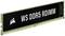 Modulo di memoria per computer con l'iscrizione 'WS DDR5 RDIMM' e il logo del produttore. Modello del marchio Corsair.