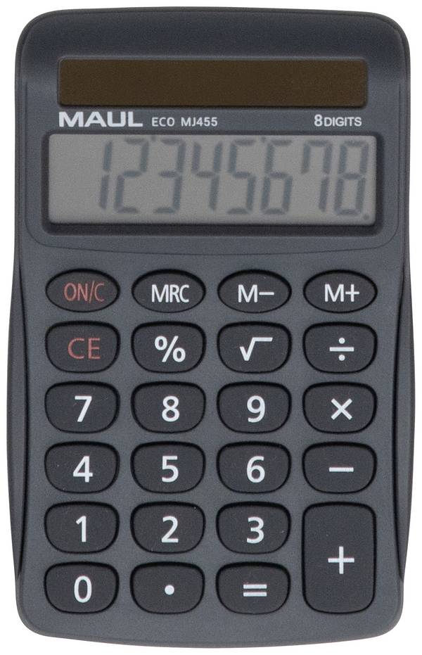 Calcolatrice da tavolo MAUL ECO MJ455 grigia