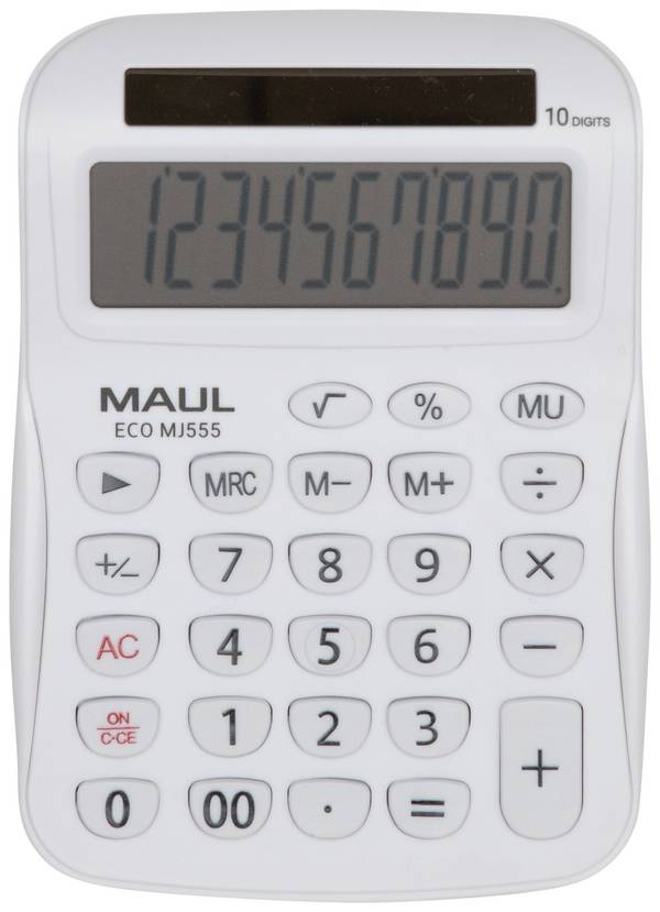 Calcolatrice da tavolo MAUL ECO MJ555 bianca