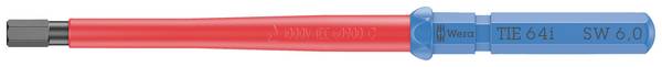 Wera Kraftform Kompakt VDE 64 i 6,0 x 157 mm TIE Elettricisti Brugola interna Lama intercambiabile per giraviti 6.0 mm