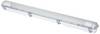 Sygonix Plafoniera LED impermeabile Tubo a LED T8 18 W Bianco neutro Grigio (opaco)