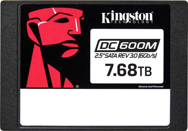 Kingston Technology DC600M 7.68 TB 2.5 Serial ATA III 3D TLC NAND