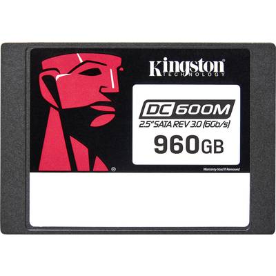 SSD esterno Kingston, modello 'DC600M', 2,5 pollici, SATA REV 3.0, capacità di 960 GB, adatto per trasferimenti dati veloci.