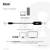 Cavo unidirezionale da HDMI a USB-C. Connessione tra sorgente HDMI e dispositivo USB-C. Supporta DisplayPort 1.2.