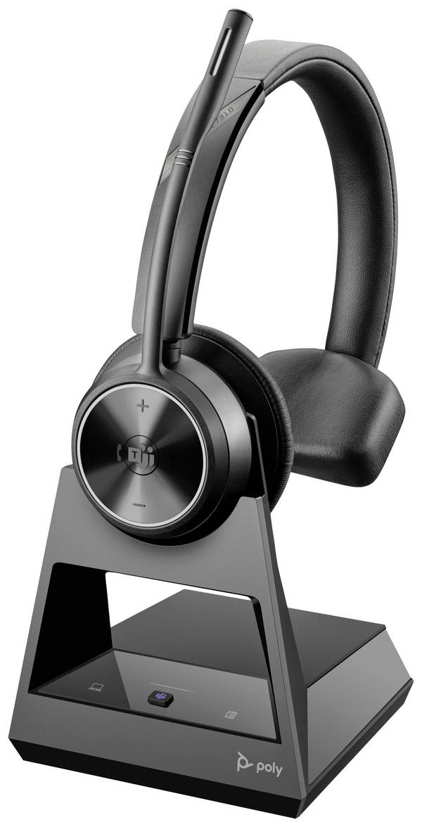 HP Poly Savi 7310-M Office-DECT  Cuffie On Ear DECT Mono Nero  regolazione del volume, Muto Computer
