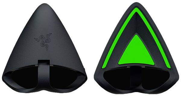 RAZER Kitty Ears V2 Universal Clip  Clip cuffie 1 pz.  Nero/Verde