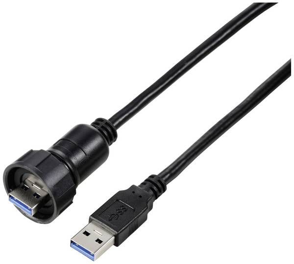 Adattatore USB 3.0 incl. Cavo da 1 m. TC-12770412 TRU COMPONENTS Contenuto: 1 pz.