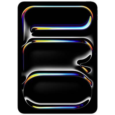 Immagine astratta con sfondo scuro e curve brillanti nei colori dell'arcobaleno che ricordano superfici metalliche, che si muovono sinuosamente e riflettono la luce in modo dinamico.
