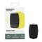 Confezione di un GPS tracker 'Copenhagen Trackers Gemstone'. Tracker nero sfaccettato accanto alla confezione. Testo: 'Localizzazione di veicoli e oggetti di valore'.