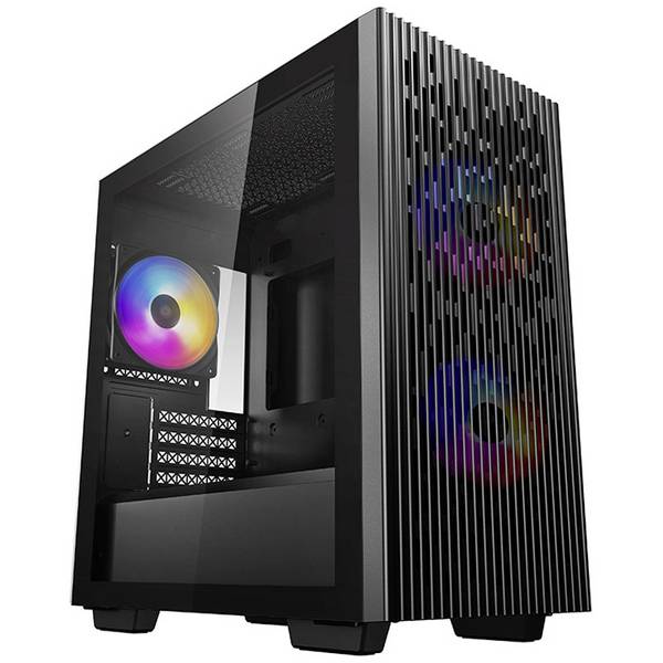 DeepCool DeepCool Matrexx 40 3FS Micro-ATX - schwarz Micro-Tower PC Case da gioco, Contenitore, PC Case  Nero