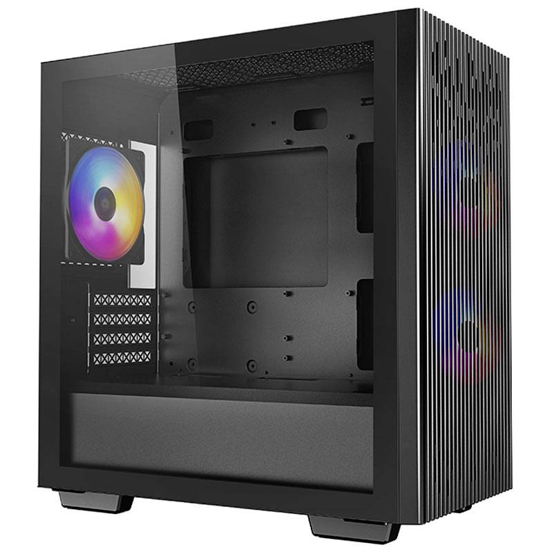 DeepCool DeepCool Matrexx 40 3FS Micro-ATX - schwarz Micro-Tower PC Case da gioco, Contenitore, PC Case Nero-1