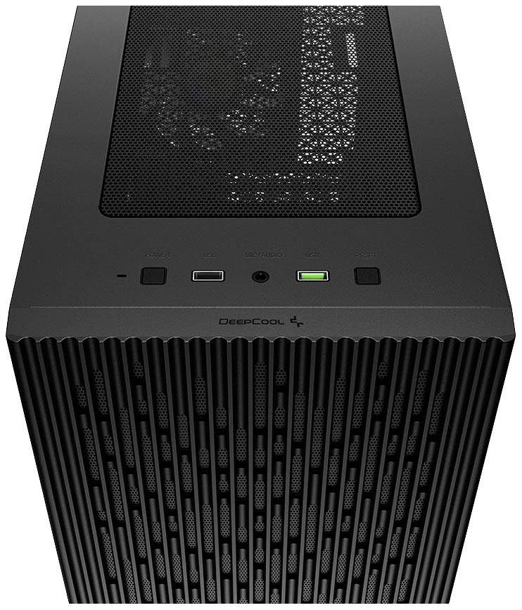 DeepCool DeepCool Matrexx 40 3FS Micro-ATX - schwarz Micro-Tower PC Case da gioco, Contenitore, PC Case Nero-4