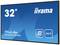 Monitor Full-HD da 32 pollici, ProLite LH3241S-B2, per utilizzo 24/7, con logo iiyama su sfondo blu.