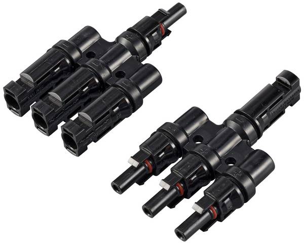Sygonix Solaradapter T-Verbinder (3 zu 1) 1000V SY-6408000 Spina a Y